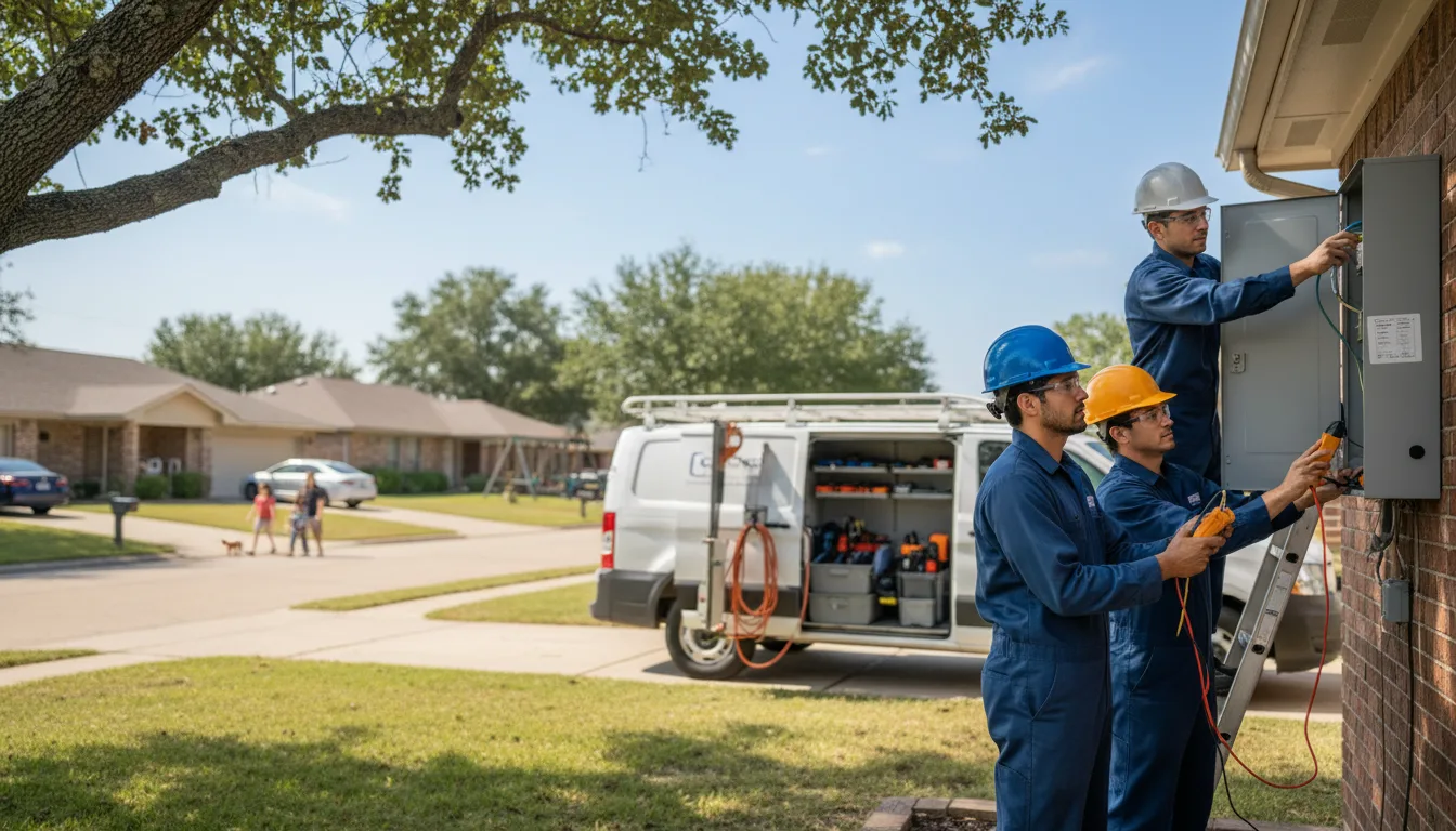 Certified electrician providing emergency electrical services in Wentworth, SD